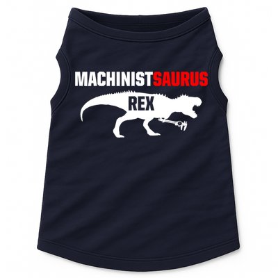 Machinist SaurusRex CNC Machine Operator Machining Doggie Tank