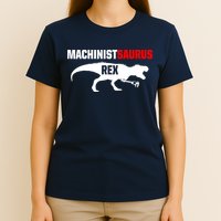 Machinist SaurusRex CNC Machine Operator Machining T-Shirt