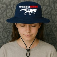 Machinist SaurusRex CNC Machine Operator Machining Bucket Hat