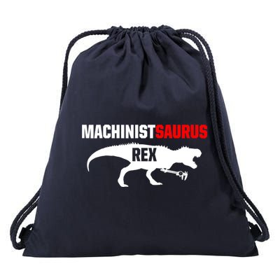 Machinist SaurusRex CNC Machine Operator Machining Drawstring Bag