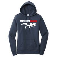 Machinist SaurusRex CNC Machine Operator Machining Women's Pullover Hoodie