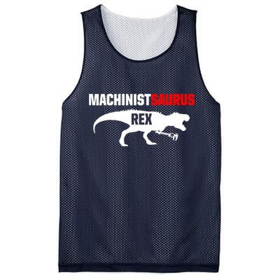 Machinist SaurusRex CNC Machine Operator Machining Mesh Reversible Basketball Jersey Tank