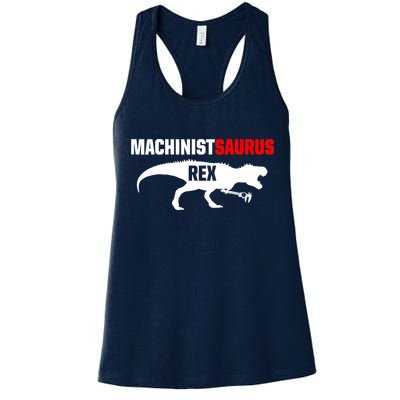 Machinist SaurusRex CNC Machine Operator Machining Womens Tank Top