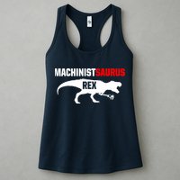 Machinist SaurusRex CNC Machine Operator Machining Womens Tank Top