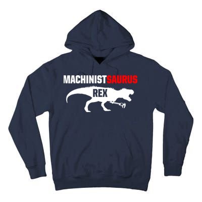 Machinist SaurusRex CNC Machine Operator Machining Tall Hoodie