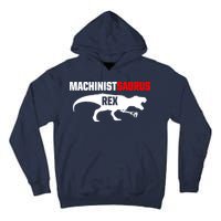 Machinist SaurusRex CNC Machine Operator Machining Tall Hoodie