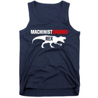 Machinist SaurusRex CNC Machine Operator Machining Tank Top