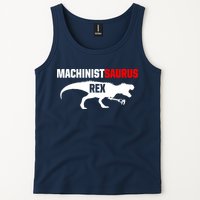 Machinist SaurusRex CNC Machine Operator Machining Tank Top