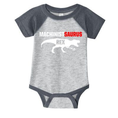 Machinist SaurusRex CNC Machine Operator Machining Infant Baby Jersey Bodysuit