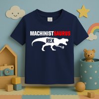 Machinist SaurusRex CNC Machine Operator Machining Toddler T-Shirt