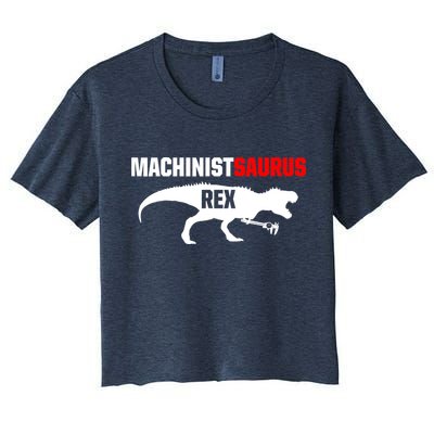 Machinist SaurusRex CNC Machine Operator Machining Crop Top