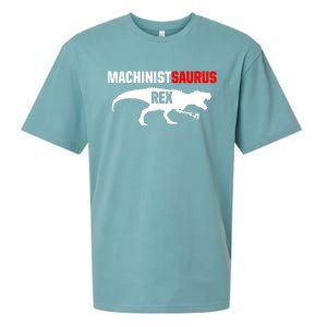 Machinist SaurusRex CNC Machine Operator Machining Sueded Cloud Jersey T-Shirt