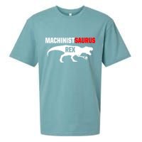 Machinist SaurusRex CNC Machine Operator Machining Sueded Cloud Jersey T-Shirt