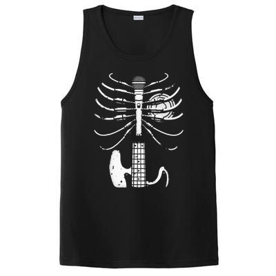 Music Skeleton Cool Guitar Microphone Speaker Heart Musician PosiCharge Competitor Tank