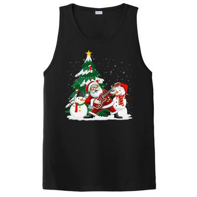 Musical Santa Claus Guitar Christmas Santa Claus Player Rock Gift PosiCharge Competitor Tank