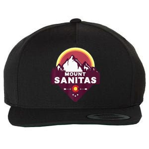 Mount Sanitas Colorado CO Rocky Mountains Hiking Skiing Wool Snapback Cap