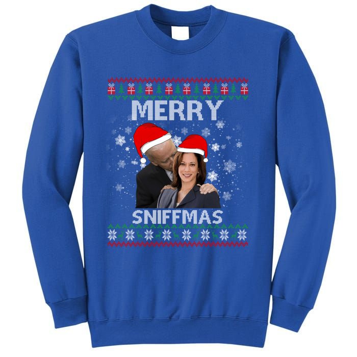 Merry Sniffmas Christmas Anti Biden Kamala Ugly Xmas Sweater Funny Gift Sweatshirt