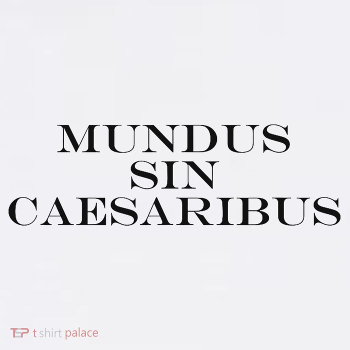Mundus Sin Caesaribus  Full-Length Apron With Pockets