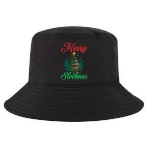 Merry Slothmas Christmas Sloth Lover Great Gift Cool Comfort Performance Bucket Hat