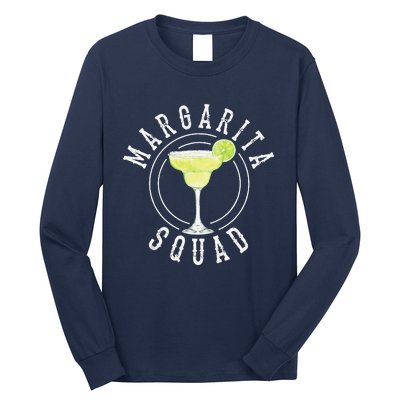 Margarita Squad Cute Tequila Fan Funny Cinco De Mayo Gift Long Sleeve Shirt