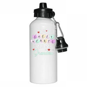 My Sweethearts Call Me Grandma Valentine's Day Gifts Aluminum Water Bottle