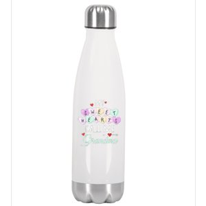 My Sweethearts Call Me Grandma Valentine's Day Gifts Stainless Steel Insulated Water Bottle