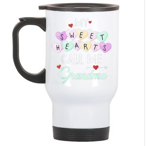 My Sweethearts Call Me Grandma Valentine's Day Gifts Stainless Steel Travel Mug