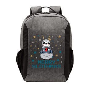 Merry Slothmas Cute Christmas Sloth Gift Vector Backpack