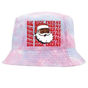 Melanin S Claus Big Nick Energy Matching Family Costume Gift Tie-Dyed Bucket Hat