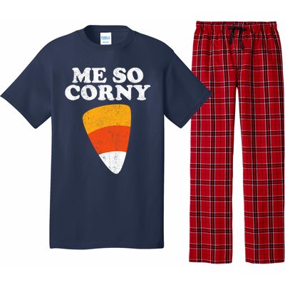 Me So Corny Halloween Funny Candy Corn Retro 80s Costume Pajama Set