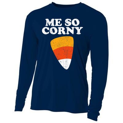 Me So Corny Halloween Funny Candy Corn Retro 80s Costume Cooling Performance Long Sleeve Crew