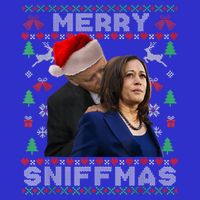 Merry Sniffmas Christmas Anti Biden Ugly Xmas Family Pajamas Hoodie