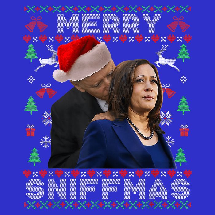 Merry Sniffmas Christmas Anti Biden Ugly Xmas Family Pajamas Hoodie