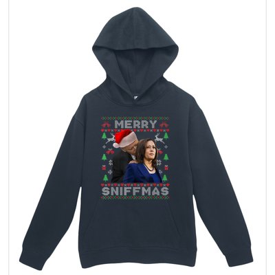 Merry Sniffmas Christmas Anti Biden Ugly Xmas Family Pajamas Urban Pullover Hoodie