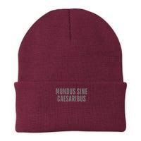 Mundus Sine Caesaribus Graber Message Open Network Knit Cap Winter Beanie