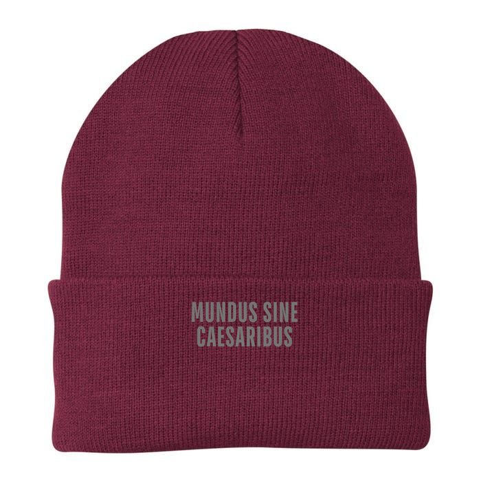 Mundus Sine Caesaribus Graber Message Open Network Knit Cap Winter Beanie