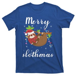 Merry Slothmas Christmas Sloth Family Matching Cute Gift T-Shirt