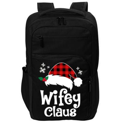 Mrs Santa Claus Funny Christmas Matching Couple Wife Fiance Gift Impact Tech Backpack