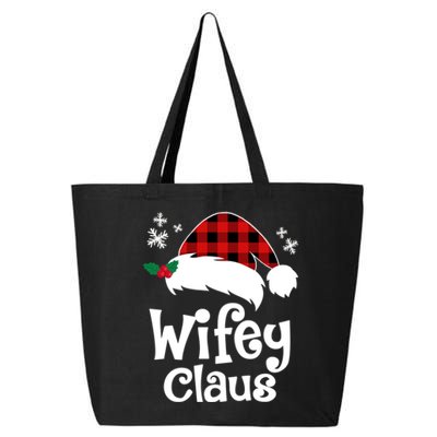 Mrs Santa Claus Funny Christmas Matching Couple Wife Fiance Gift 25L Jumbo Tote