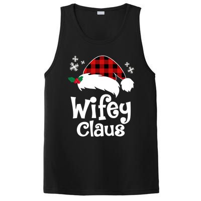 Mrs Santa Claus Funny Christmas Matching Couple Wife Fiance Gift PosiCharge Competitor Tank