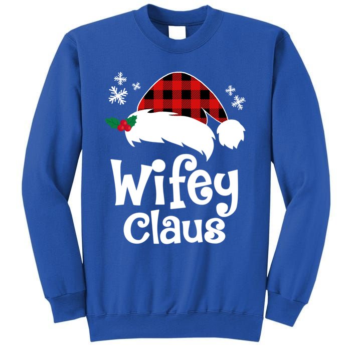 Mrs Santa Claus Funny Christmas Matching Couple Wife Fiance Gift Sweatshirt