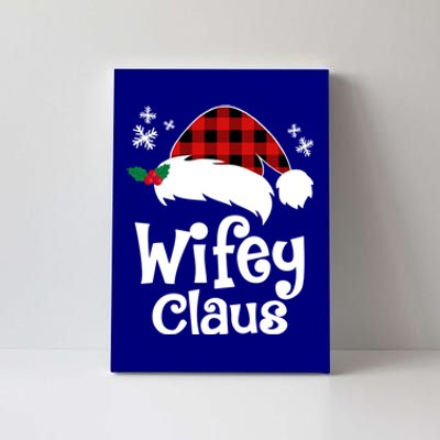 Mrs Santa Claus Funny Christmas Matching Couple Wife Fiance Gift Canvas