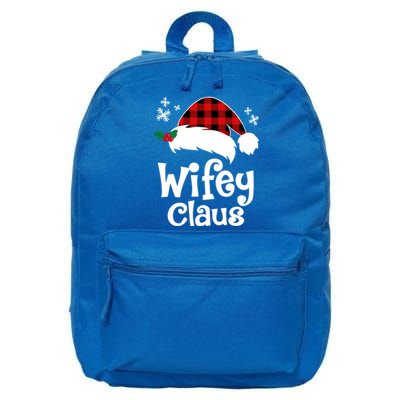 Mrs Santa Claus Funny Christmas Matching Couple Wife Fiance Gift 16 in Basic Backpack