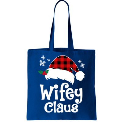 Mrs Santa Claus Funny Christmas Matching Couple Wife Fiance Gift Tote Bag