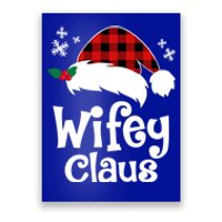 Mrs Santa Claus Funny Christmas Matching Couple Wife Fiance Gift Poster