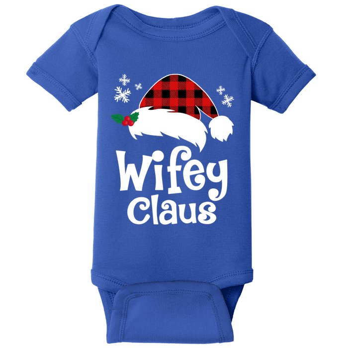 Mrs Santa Claus Funny Christmas Matching Couple Wife Fiance Gift Baby Bodysuit