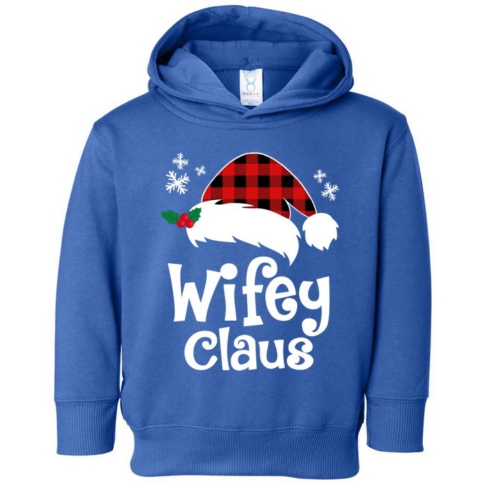 Mrs Santa Claus Funny Christmas Matching Couple Wife Fiance Gift Toddler Hoodie