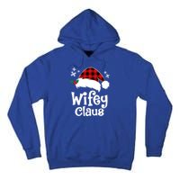 Mrs Santa Claus Funny Christmas Matching Couple Wife Fiance Gift Tall Hoodie