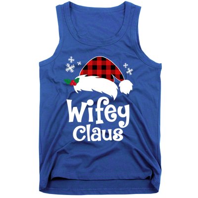 Mrs Santa Claus Funny Christmas Matching Couple Wife Fiance Gift Tank Top