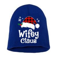 Mrs Santa Claus Funny Christmas Matching Couple Wife Fiance Gift Short Acrylic Beanie